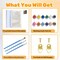 Paint By Numbers Book-Themed Kit for Adults Beginners – 16x16 Inch DIY Acrylic Canvas Painting Set, Easy Reading Wall Art Craft for Home Decor & Gift (Without Frame)